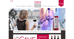 Desktop Screenshot of grm-vins.fr